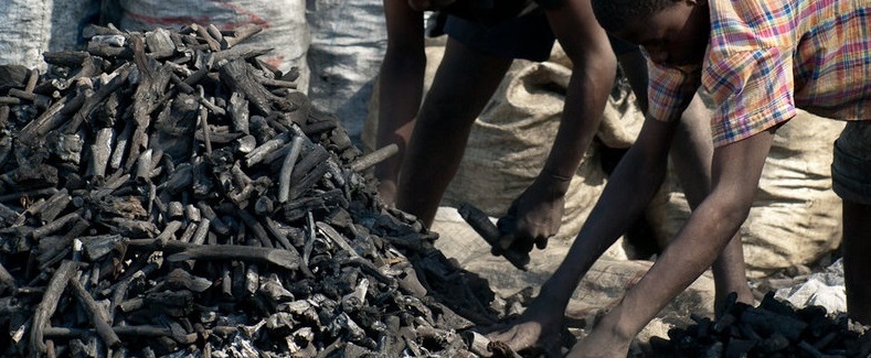 Charcoal Market in Haiti